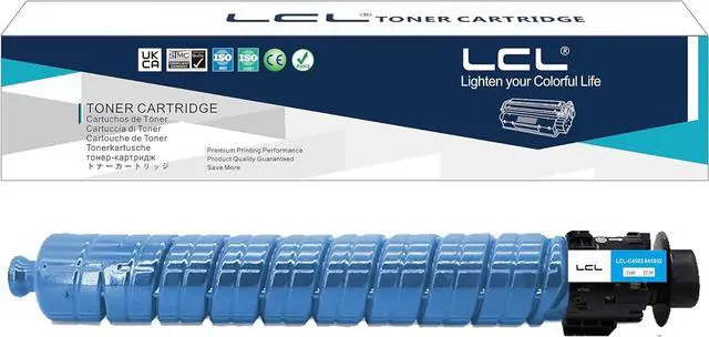 Main image of Ennovor LCL Compatible Toner Cartridge Replacement for Ricoh 841852 for Ricoh MP C4503 MP C4504 MP C4504ex MP C5503 MP C5504 MP C6003 MP C6004 MP C6004ex Printer (1-Pack Cyan)
