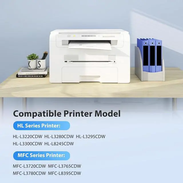 Alt view image 2 of 7 - TN229XL Toner Cartridges 4 Pack Compatible for Brother HL-L3280CDW Replacement for Brother TN 229XL TN229XL TN229 Toner Cartridge Work with MFC-L3720CDW MFC-L3765CDW Printer (TN229XLBK/C/M/Y-4 Pack)