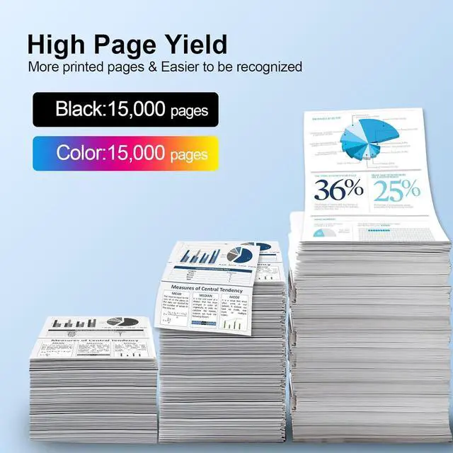 Alt view image 3 of 6 - Ennovor High Yield 56F1H00 Toner Cartridge for Lexmark 56F1H00 Black Toner Compatible MS321 MS421 MS521 MS621 MS622 MX521 MX522 MX622 MX321 MX421 Laser Printer (15,000 Pages)