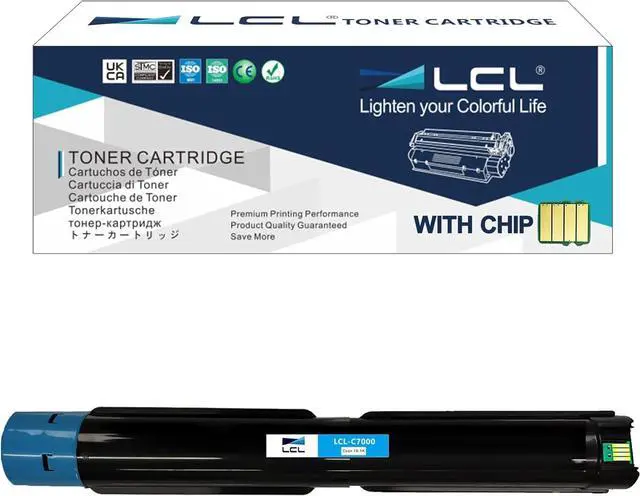 Main image of Ennovor LCL Compatible Toner Cartridge Replacement for Xerox Versalink C7000 C7000/DN C7000/n C7000V/DN C7000V/n C7001V_T 106R03760 106R03764 High Yield (1-Pack Cyan)