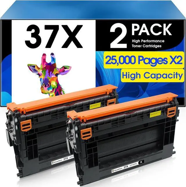 Main image of Ennovor MasaiMara 37X CF237X High Capacity Compatible Toner Cartridges Replacement for HP Enterprise M608dn M608n M609dn Enterprise Flow MFP M631h M632z M632 M632h M631 M631dn Printer (Black, 2-Pack)