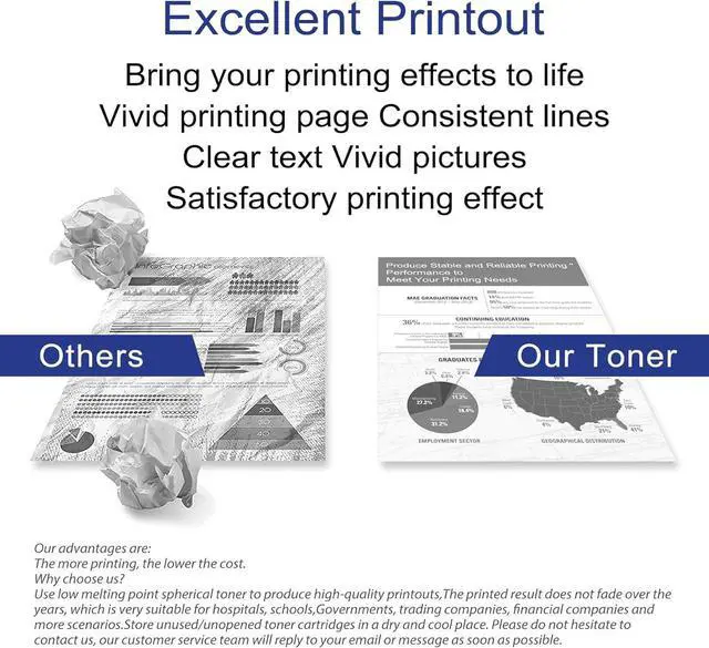 Alt view image 4 of 7 - Ennovor TN-350 TN 350 Toner High Yield Replacement for Brother TN350 Toner Cartridge Black Intellifax 2820 2920 HL-2070N HL-2040 DCP-7020 MFC-7220 MFC-7420 MFC-7820N Printer 2-Pack