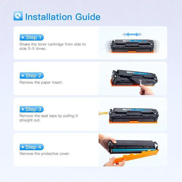 Alt view image 3 of 6 - LxTek CompatibleReplacement for Canon 131 131H Toner Cartridges
