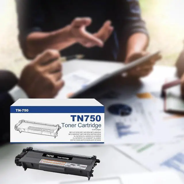 Alt view image 5 of 5 - Ennovor TN750 Black High Yield Toner Cartridge Replacement for Brother TN-750 TN-720 TN720 for HL-5450DN HL-5470DW HL-6180DW MFC-8710DW MFC-8910DW MFC-8950DW Printers, 1 Pack