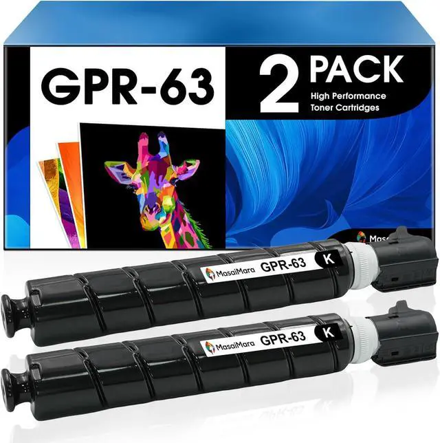 Main image of Ennovor MasaiMara GPR-63 GPR63 4766C003AA (71,500 Pages) High Capacity Compatible Toner Cartridges Replacement for Canon ImageRunner Advance DX 6855i 6860 6860i 6870 6870i Printer (Black, 2-Pack)