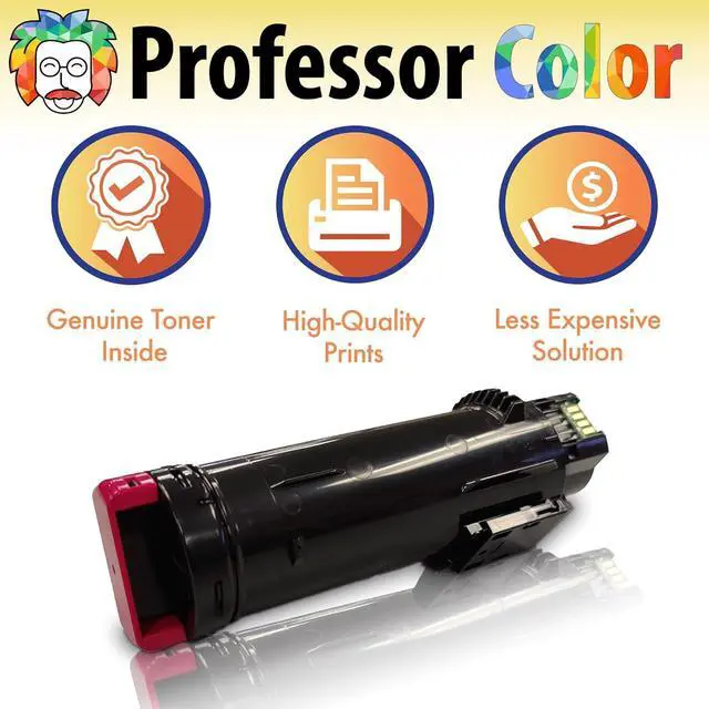 Alt view image 5 of 7 - Ennovor Professor Color Re-Coded OEM Toner Cartridge Replacement for Xerox Phaser 6510, Workcentre 6515 | 106R03478 - Magenta (2,400 Pages)