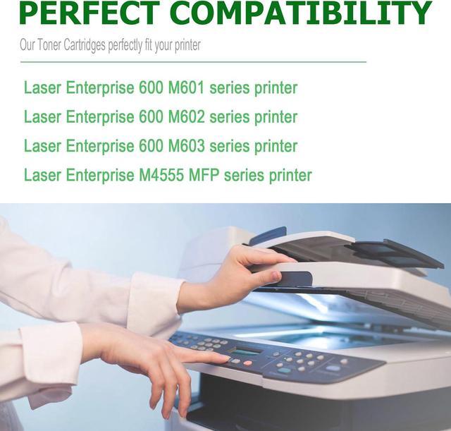 Alt view image 2 of 5 - Ennovor 90A Black Toner Cartridges Replacement for HP 90A CE390A Black Toner Work with HP Enterprise 600 M601 M602 M603 M4555 MFP M602x M603dn M602n Printer Ink (1-Pack)
