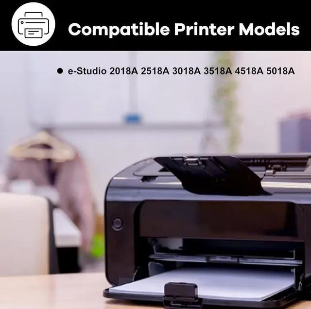 Alt view image 2 of 6 - Ennovor T-5018U Black Toner Cartridge Compatible for Toshiba T-5018U T5018U Toner for Toshiba E Studio 2018A 2518A 3018A 3518A 4518A 5018A Printer, 1 Pack
