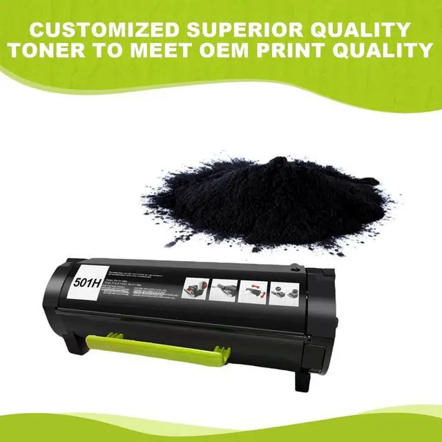 Alt view image 4 of 7 - Ennovor Remanufactured 50F1H00 Lexmark ms312dn Toner Cartridge for Lexmark MX310dn, MS410dn, MS510dn, mx410de MX510de, MX511de, MS610dn, MX610de, MX611de (5,000 Pages)