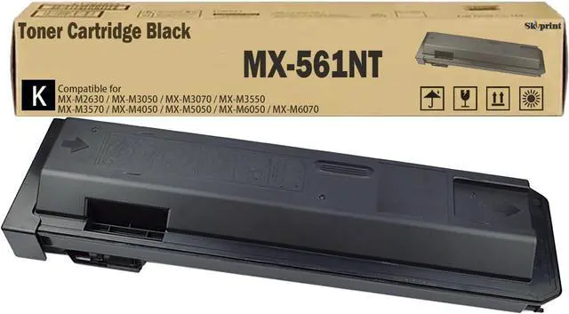 Main image of Ennovor MX561 MX-561NT Black Toner Cartridge Replacement for Sharp MX-M2630 M3050 M3070 M3550 M3570 M4050 M5050 M6050 M6070 Printer