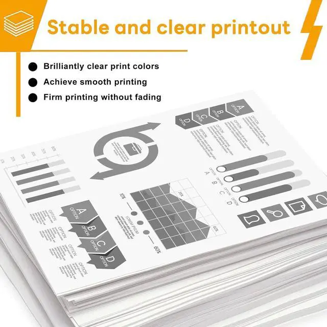 Alt view image 4 of 6 - Ennovor E525W Black Toner Cartridges Replacement for Dell 593-BBJX E525 E525W Printer Ink, 2 Pack