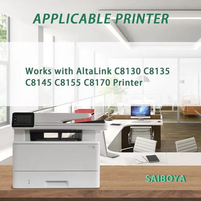 Alt view image 2 of 7 - Ennovor Remanufactured Replacement for Xerox AltaLink C8130 C8135 C8145 C8155 C8170 Black Toner Cartridge Printer 006R01742 6R1742 (1 Pack)