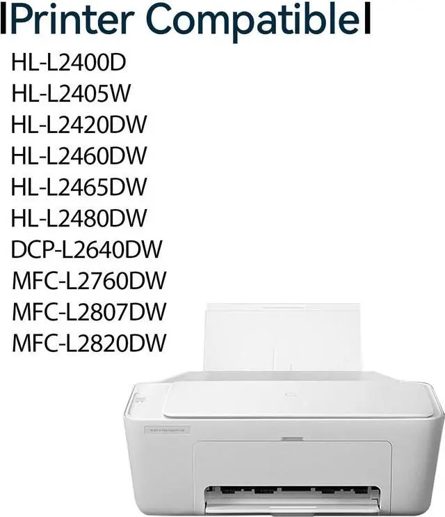 Alt view image 2 of 5 - Ennovor TN-830XL TN830XL TN830V TN835 High Yield Black Toner Cartridge Use for HL-L2400D HL-L2405W HL-L2420DW HL-L2460DW HL-L2465DW MFC-L2760DW MFC-L2807DW MFC-L2820DW Printers (1-Pack)