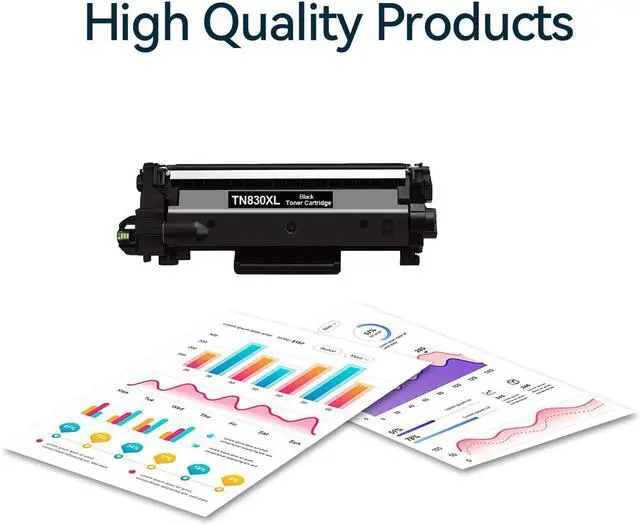 Alt view image 3 of 5 - Ennovor TN-830XL TN830XL TN830V TN835 High Yield Black Toner Cartridge Use for HL-L2400D HL-L2405W HL-L2420DW HL-L2460DW HL-L2465DW MFC-L2760DW MFC-L2807DW MFC-L2820DW Printers (1-Pack)