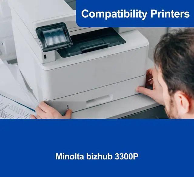 Alt view image 2 of 6 - Ennovor BUEGOO A63V00W A63V00F TNP36 TNP-36 TNP39 TNP-39 Toner Cartridge Compatible for Minolta Bizhub 3300P Printer | 1 Black