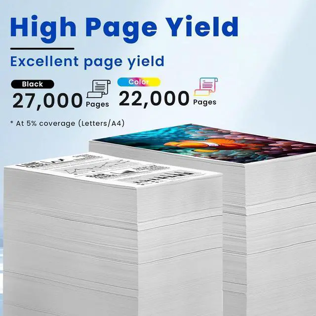 Alt view image 3 of 7 - 656X High Yield Toner Cartridges CF460X CF461X CF462X CF463X Toner Replacement for HP 656X Toner Cartridges for Color Laser Enterprise M652dn M652n M653dh M653dn M653x Printer Ink 4-Pack (BK/C/M/Y)