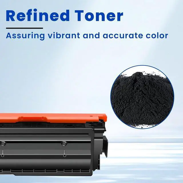 Alt view image 4 of 7 - 656X High Yield Toner Cartridges CF460X CF461X CF462X CF463X Toner Replacement for HP 656X Toner Cartridges for Color Laser Enterprise M652dn M652n M653dh M653dn M653x Printer Ink 4-Pack (BK/C/M/Y)