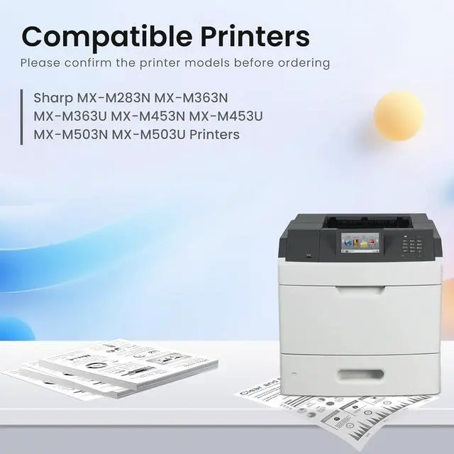 Alt view image 2 of 7 - Ennovor GREENBOX Compatible MX-500NT High Yield Toner Cartridge Replacement for Sharp MX-500NT for MX-M283N MX-M363N MX-M363U MX-M453N MX-M453U MX-M503N MX-M503U Printer (2 Pack, 40,500 Pages)