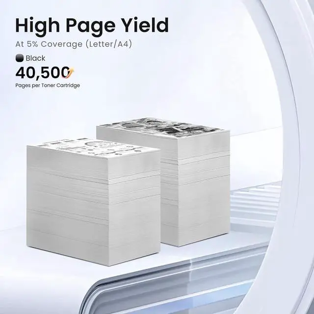 Alt view image 3 of 7 - Ennovor GREENBOX Compatible MX-500NT High Yield Toner Cartridge Replacement for Sharp MX-500NT for MX-M283N MX-M363N MX-M363U MX-M453N MX-M453U MX-M503N MX-M503U Printer (2 Pack, 40,500 Pages)