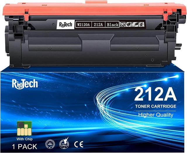 Main image of Ennovor 212A W2120A Black Toner Cartridge,Compatible Replacement for HP 212 A 212X W2120X, for Color Laserjet Enterprise M554 M555 Flow MFP M578 Printer, with Upgraded Chip,No Fading,No Streak