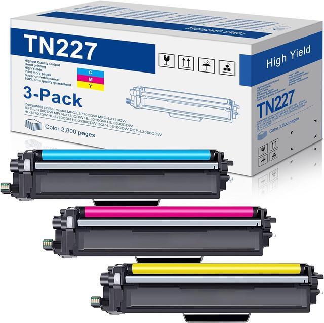 Main image of Ennovor TN227 TN-227C/M/Y Toner Cartridges 3 Pack Replacement for Brother TN-227 TN227C TN227M TN227Y Toner HL-L3290CDW MFC-L3770CDW MFC-L3750CDW MFC-L3710CW Printer Toner(TN227C, TN227M, TN227Y)
