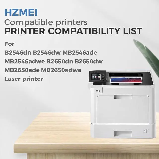 Alt view image 2 of 6 - Ennovor High Yield B251X00 Toner Cartridge with Chip B251X00 Black Toner Cartridge Compatible with Lexmark B2546 MB2546 B2650 MB2650 Laser Printer,Black 10,000 Pages