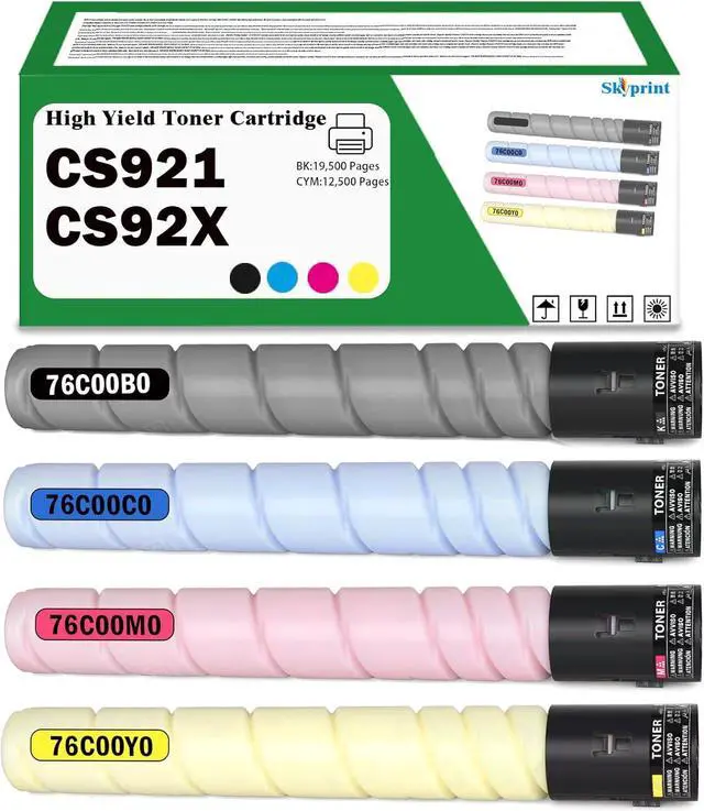 Main image of Ennovor CS921 CS92X High Capacity Toner Cartridge Replacement for Lexmark CS92x CS921 CS923 CX920 CX921 CX922 CX923 CX924 CX92X CX921DE Printer.76C00K0 76C00C0 76C00M0 76C00Y0