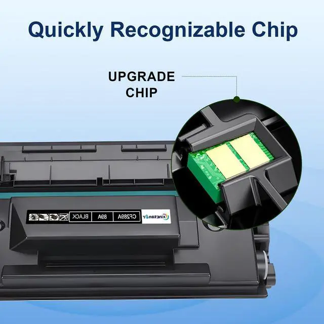Alt view image 4 of 7 - Ennovor 89A Black Toner Cartridge 2-Pack (with Chip) Compatible Replacement for HP 89A CF289A 89X CF289X Toner for Enterprise M507 M507n M507dn M507x MFP M528dn M528f M528c M528z Printer