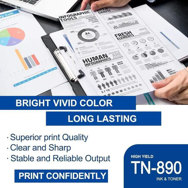 Alt view image 4 of 7 - 1 Pack TN890 TN-890 Ultra High Yield Black Toner Cartridge Compatible TN890 Replacement for Brother HL-L6250DW HL-L6400DW HL-L6400DWT MFC-L6750DW MFC-L6900DW Printe | Up to 21,000 Pages 1 Each