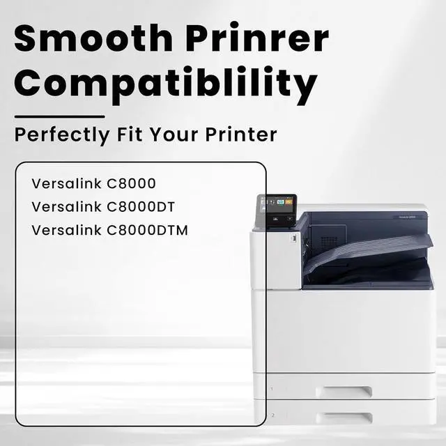 Alt view image 2 of 7 - Ennovor VersaLink C8000 Toner Cartridge Black High Capacity Replacement for Xerox VersaLink C8000 Toner Cartridge for Versalink C8000 C8000DT C8000DTM Printer Ink 1-Pack (20,900 Pages) - 106R04049