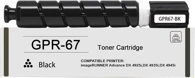 Main image of Ennovor GPR67 Black Toner Cartridge 5745C003AA for Canon imageRUNNER Advance DX 4925i/4935i/4945i (1-Pack, Up to 44,500 Pages)