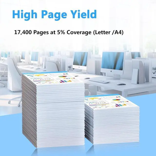 Alt view image 3 of 4 - Ennovor LCL Compatible Ricoh IM430 IM430F P 502 Toner Cartridge Replacement for Ricoh 418126 Savin and Lanier IM 430F 430SF P 502 Printer Toner High Yield 17400 Pages (1-Pack Black)