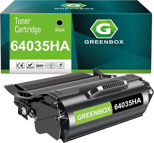 Main image of GREENBOX Remanufactured 64035HA High Yield Toner Cartridge Replacement for Lexmark 64035HA for T640 T640dn T640dtn T640N T640tn T642 T642dtn T642n T642tn T644 T644dtn T644n T644tn Printer (1Black)