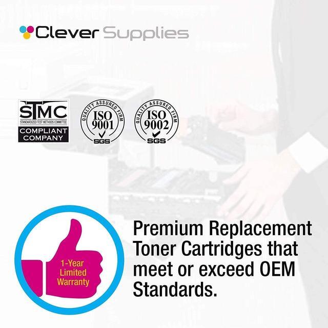 Alt view image 4 of 6 - Ennovor CS Compatible Toner Cartridge Replacement 4 Color Set for HP 305A (CE410X, CE411A, CE412A, CE413A),Pro 400 Color M451DN, M451DN, M451DW, M451NW, M475DN, Color Pro 300 M375 MFP, M375NW