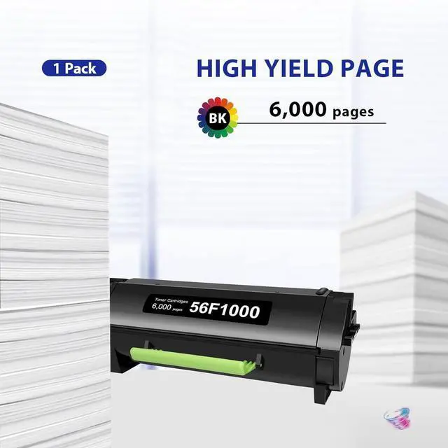 Alt view image 3 of 3 - Ennovor 56F1000 High Yield Toner Cartridge Compatible for Lexmark 56F1000 Toner Cartridge for MS321,MS421,MS521,MS621,MS622,MX321,MX421,MX521,MX522,MX622,Laser Printer [1 Pack,6,000 Pages]