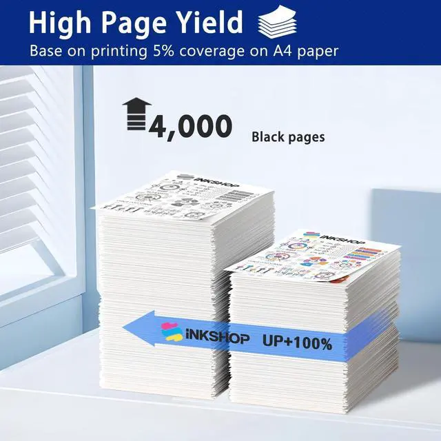 Alt view image 3 of 6 - Ennovor TN550 Compatible TN-550 Black Toner Cartridge Replacement for Brother TN-550 HL-5240 HL-5250DN MFC-8370 MFC-8460N DCP-8060Toner (2 Pack)