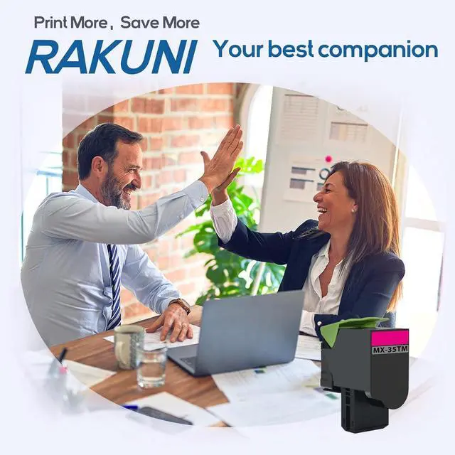 Alt view image 5 of 5 - Ennovor MX-C35TM Magenta Compatible High Yield Toner Cartridge Replacement for Sharp MX-C35TB MX-C35TC MX-C35TM MX-C35TY, for Use in MX-C357F MX-C407P Printer (Magenta 6000 Pages)