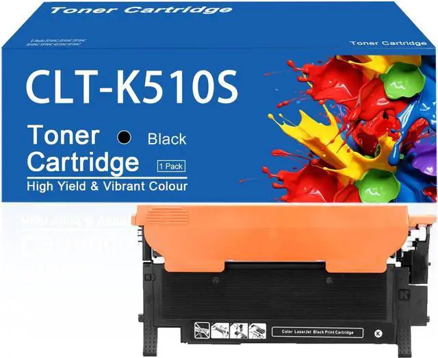 Main image of Ennovor CLT-510S Toner Cartridge Compatible for Samsung CLT-510S CLT-K510S Black Toner Cartridges for Samsung SL-C510 SL-C510W SL-C513 SL-C513W Printer