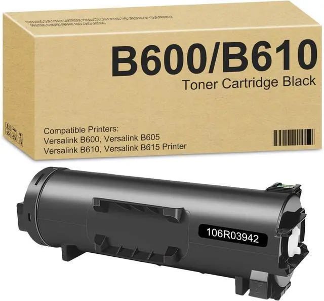 Main image of Ennovor VersaLink B600 Toner Cartridge Black High Capacity 25,900 Pages Replacement for Xerox B600 Toner 106R03942 Work for Versalink B600/B610 Versalink B605 B615 Printer