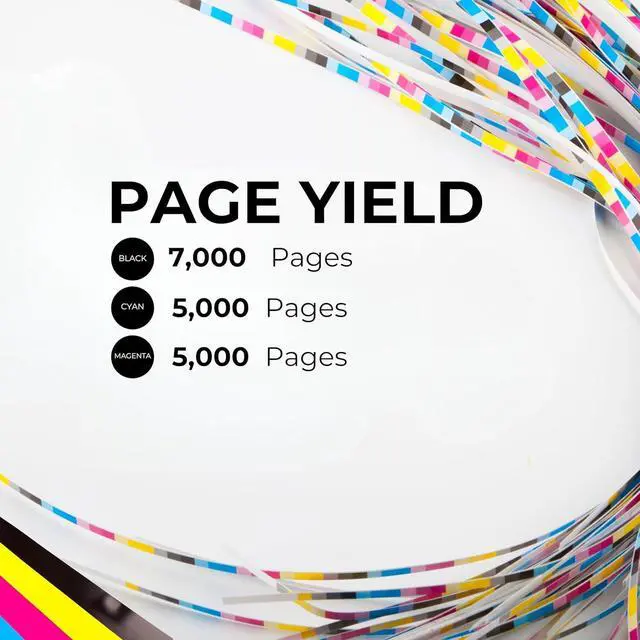 Alt view image 3 of 7 - Ennovor Toner Pros Replacement TK-5372 Toner Cartridge - Compatible for Kyocera ECOSYS MA3500cix / MA3500cifx / PA3500cx Color Printers, 4-Color Pack KCMY - Yield 7,000 Black & 5,000 Colors Pages