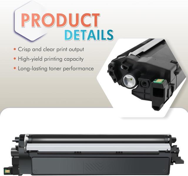 Alt view image 4 of 7 - TN229XL TN229 Toner Cartridges: MFC-L3780CDW MFC-L3720CDW HL-L3280CDW HL-L3220CDW Compatible for Brother TN-229XL TN-229 TN 229XL TN-229BK/C/M/Y HL-L3300CDW HL-L3295CDW MFC-L8395CDW Printer (5 Pack)