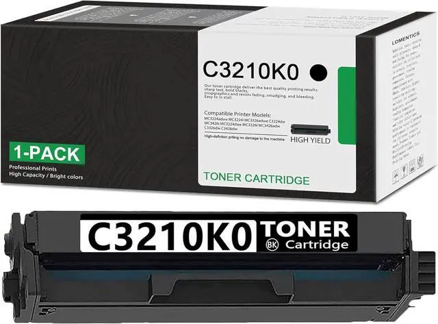 Main image of Ennovor C3210K0 High Yield Toner Cartridge Replacement for Lexmark C3210K0 MC3224i MC3426i MC3326i C3326dw C3426dw C3224dw MC3426adw MC3224dwe MC3224adwe MC3326adwe Printer, 1 Pack Black