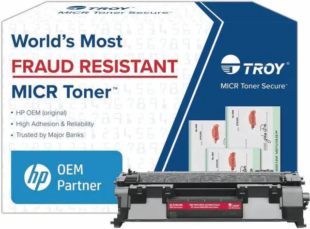 Main image of Ennovor TROY M401/M425MFP MICR Toner Secure Standard Yield Cartridge, Check Printing, HP Part Number: CF280A, Yields 2700 Pages