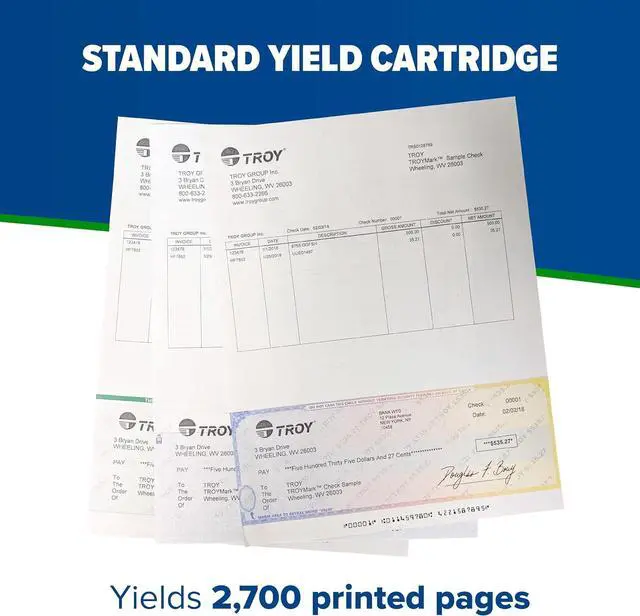 Alt view image 3 of 5 - Ennovor TROY M401/M425MFP MICR Toner Secure Standard Yield Cartridge, Check Printing, HP Part Number: CF280A, Yields 2700 Pages