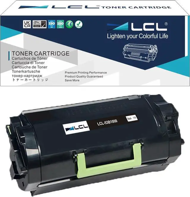 Main image of Ennovor LCL 53B1000 Toner Cartridge Replacement for Lexmark 53B1000 53B1H00 11000 Pages for Lexmark MS817D MS818DN MS817N MS817n MS817dn MS818dn Laser Printer (1-Pack Black)
