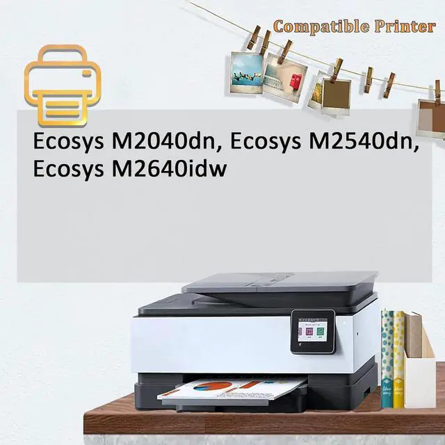 Alt view image 2 of 7 - Ennovor TK1175 Toner Cartridge Compatible for Kyocera TK1175 TK-1175 TK-1175K Toner Cartridges Work for Kyocera Ecosys M2040dn M2540dn M2640idw Printers 1 Black Pack