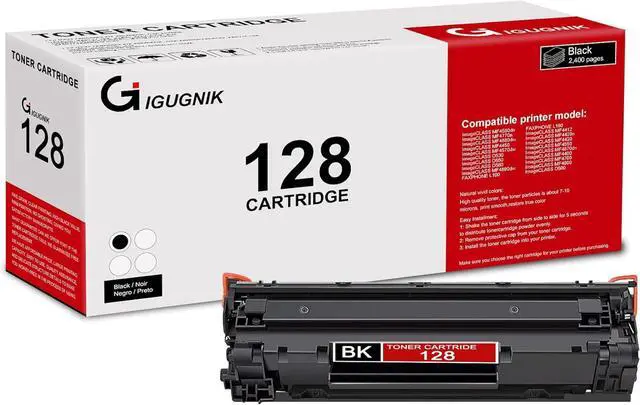 Main image of Ennovor 1 Pack 128 3500B001 Black Toner Cartridge Compatible 128 Replacement for Canon 128 for Canon ImageCLASS MF4450 MF4570dw MF4870dn MF4400 MF4700 FAXPHONE L100 L190 Printer
