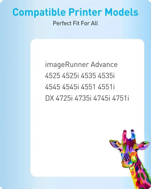 Alt view image 2 of 6 - Ennovor MasaiMara GPR-57 GPR57 0473C003 High Yield ( 42,100 Pages) Toner Cartridge for Canon imageRUNNER Advance 4525i 4535i 4545i 4551i 4535i 4545i 4551i Printers, Black 2-Pack