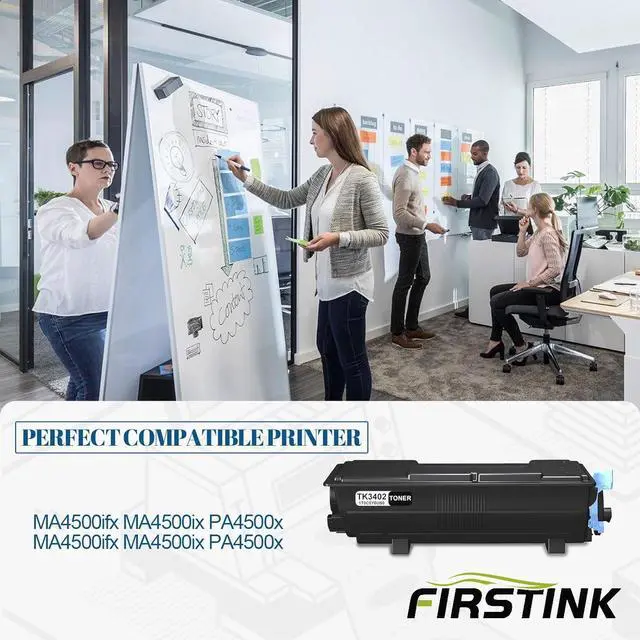 Alt view image 2 of 6 - Ennovor TK3402 TK-3402 Black Toner Cartridge Compatible for TK3402 1T0C0Y0US0 Toner for PA4500x MA4500ix MA4500ifx Printer