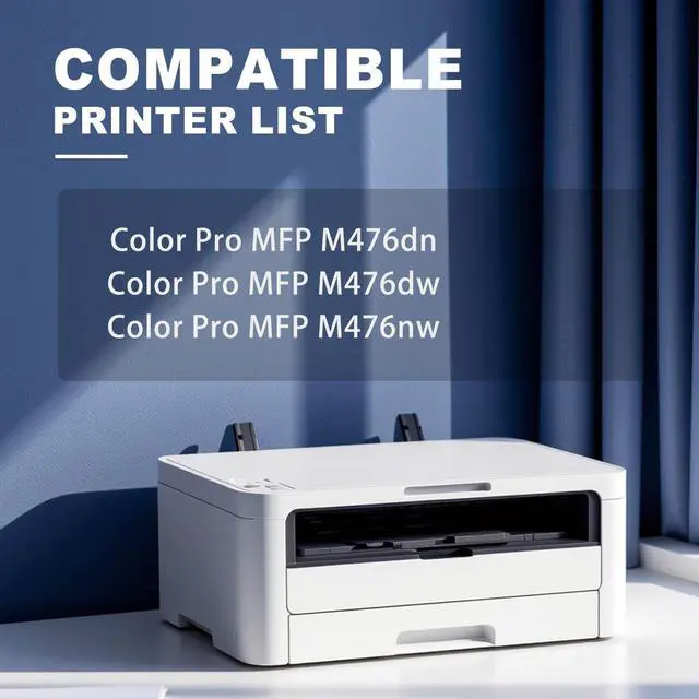 Alt view image 3 of 7 - Ennovor 312A Toner Cartridges 4-Pack (BK/C/Y/M) Replacement for HP 312A Toner & 312A Ink, Compatible with Pro MFP M476dn, M476dw, M476nw Series Printer (CF380A, CF381A, CF382A, CF383A)